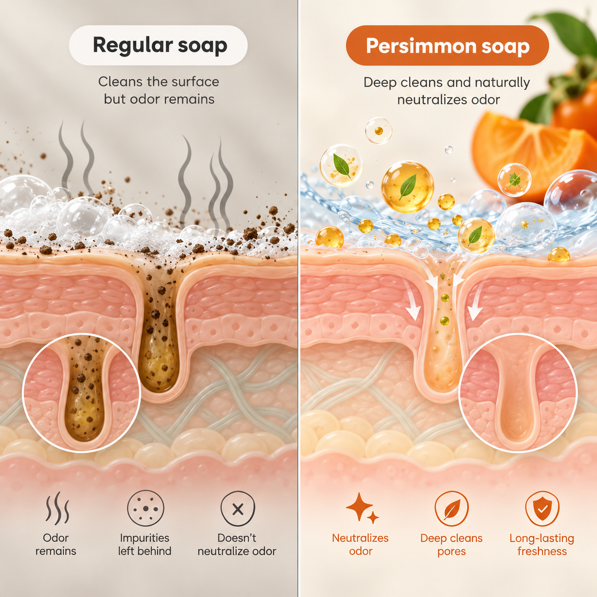 Persimmon Soap